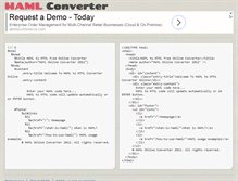 Tablet Screenshot of haml-converter.com
